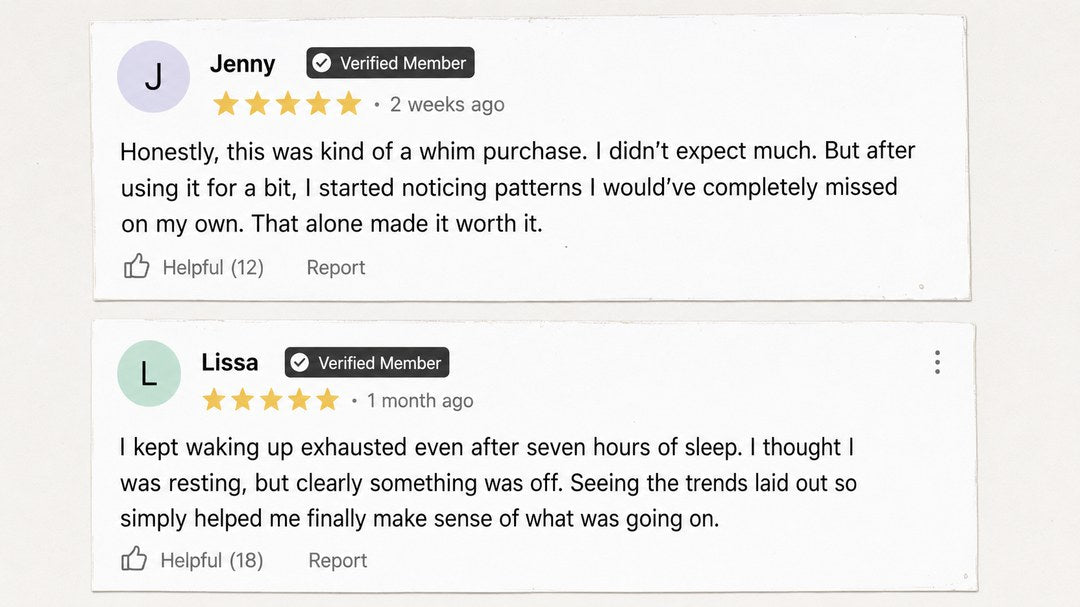 Verified member reviews from Jenny and Lissa, both five stars
